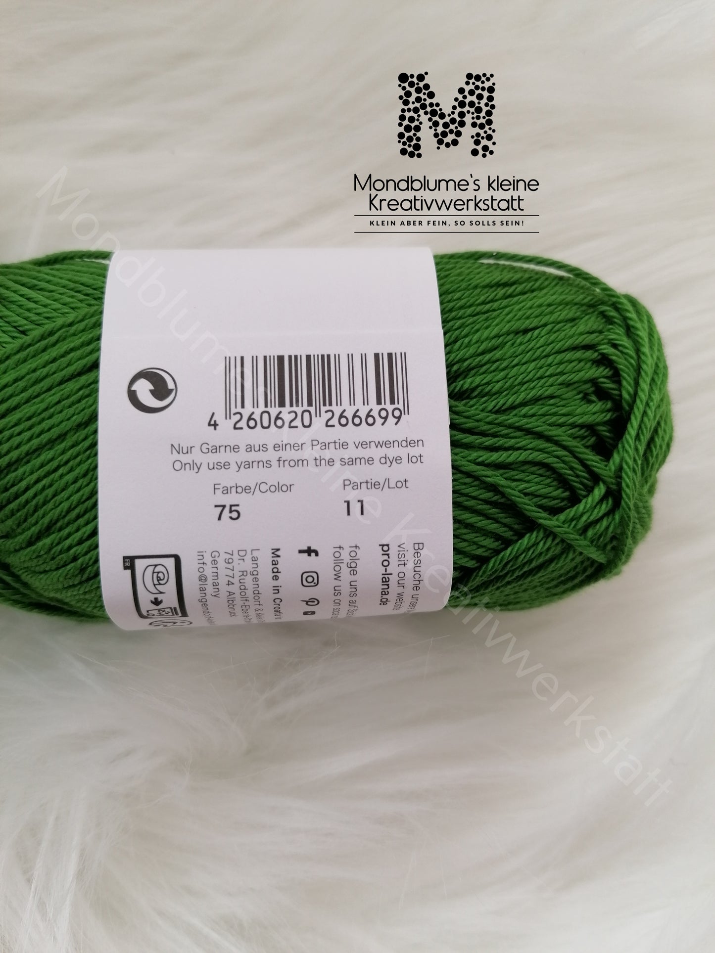 Pro Lana Basic Cotton Grasgrün 075