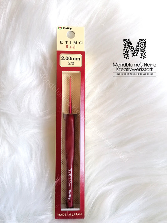 Tulip Etimo Red Häkelnadel | 14 Größen | Premium Softgriff