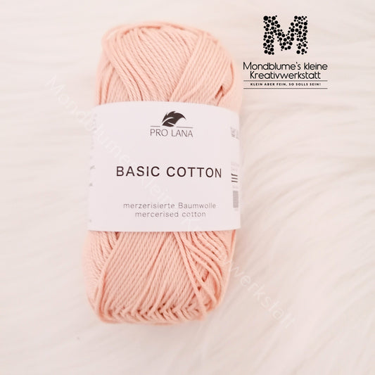 Pro Lana Basic Cotton 50g in 18 Farben | Baumwollgarn geprüft nach DIN EN 71-3