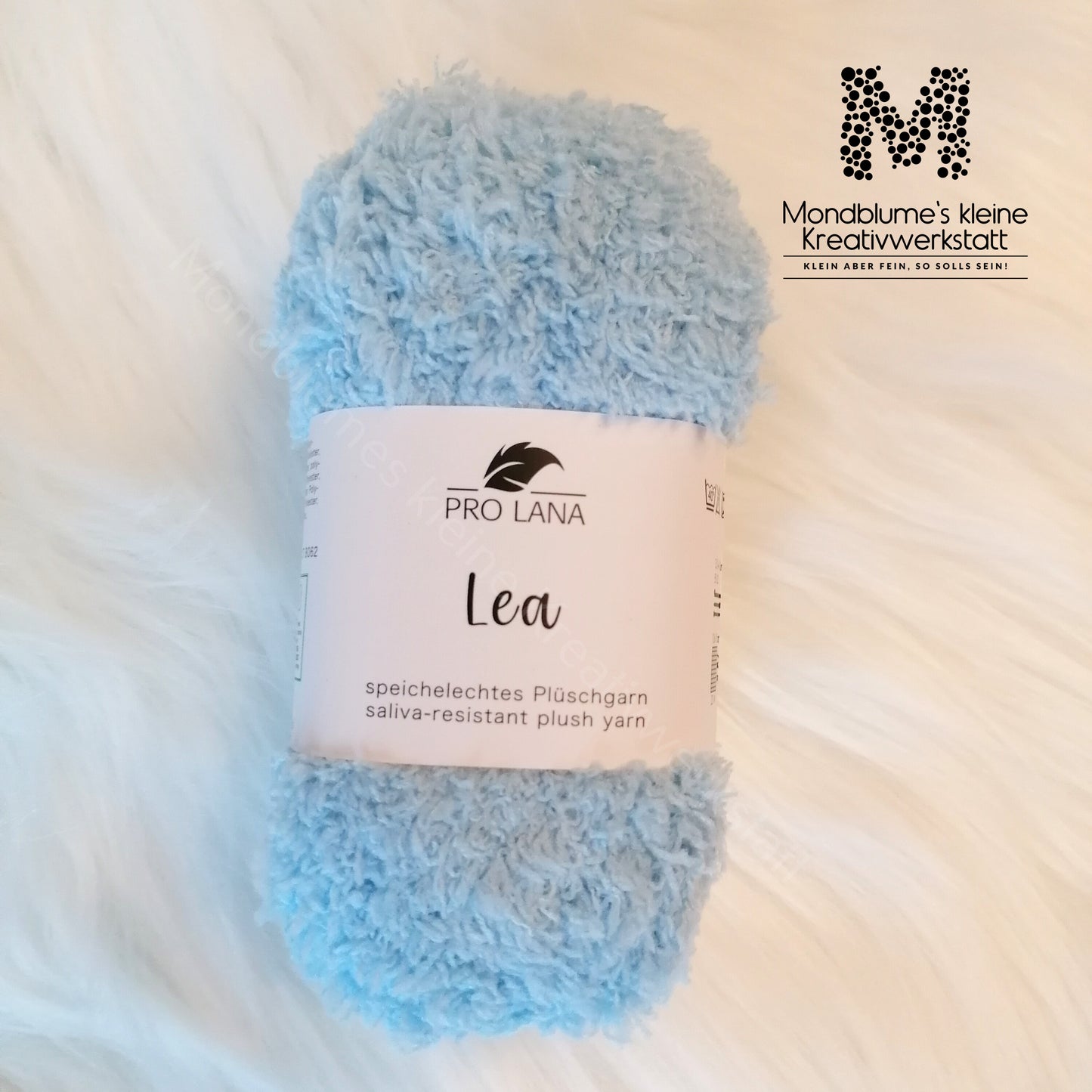 Pro Lana Lea 25g in 18 Farben | Flauschiges Teddygarn geprüft nach DIN EN 71-3