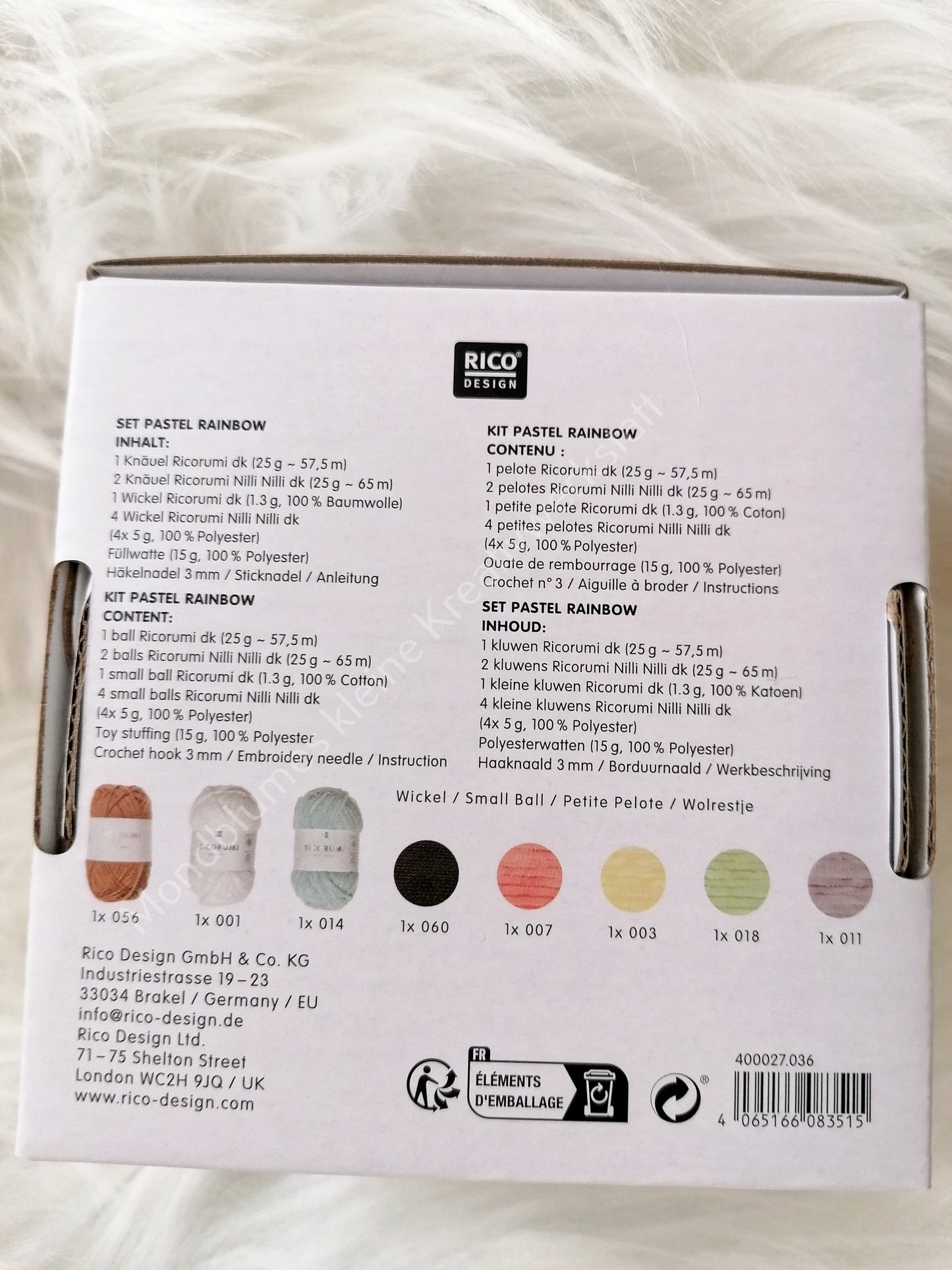 Ricorumi Häkelset Baby Blankies Rainbow | Schmusetuch häkeln