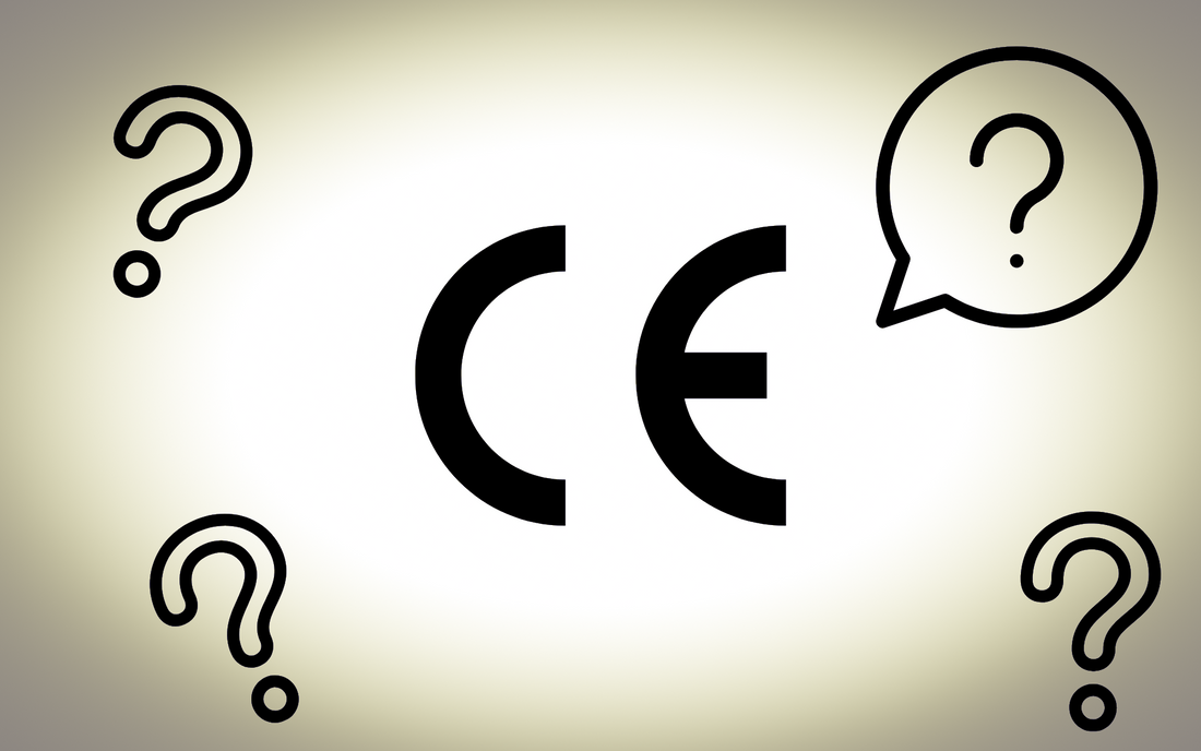 CE-Kennzeichnung Symbol mit Fragezeichen