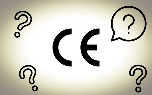 CE-Kennzeichnung Symbol mit Fragezeichen