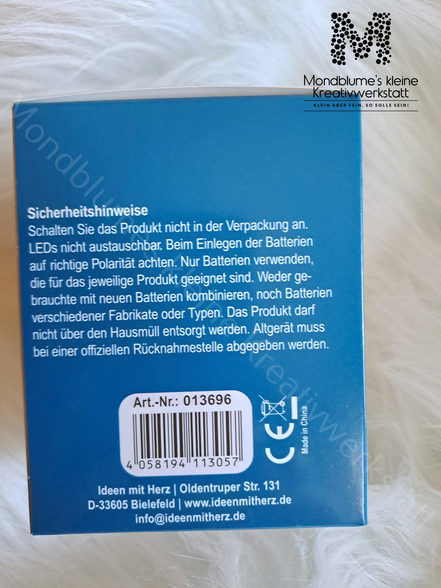 LED Flammenlicht warmweiß Ø 4,5cm | mit Timer batteriebetrieben