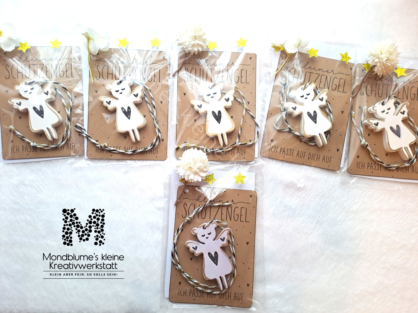 Schutzengel - Handgemachter Glücksbringer (1 Stück)