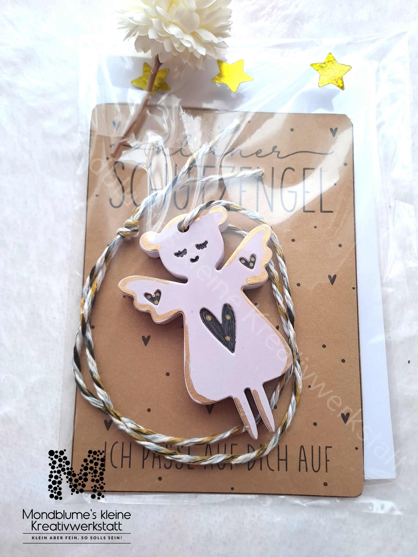 Schutzengel - Handgemachter Glücksbringer (1 Stück)