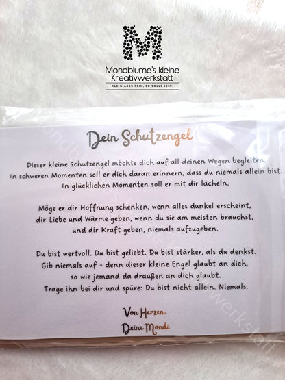 Schutzengel - Handgemachter Glücksbringer (1 Stück)