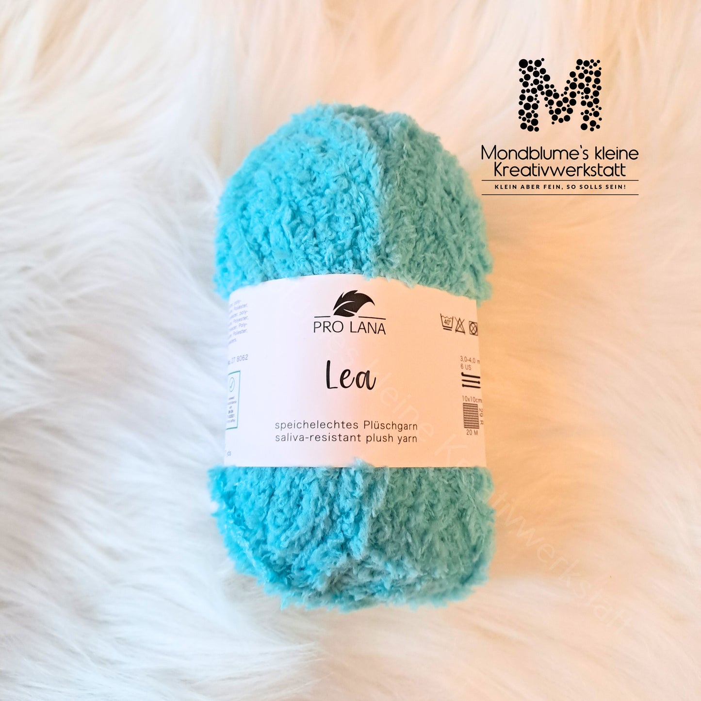 Pro Lana Lea 25g in 18 Farben | Flauschiges Teddygarn geprüft nach DIN EN 71-3