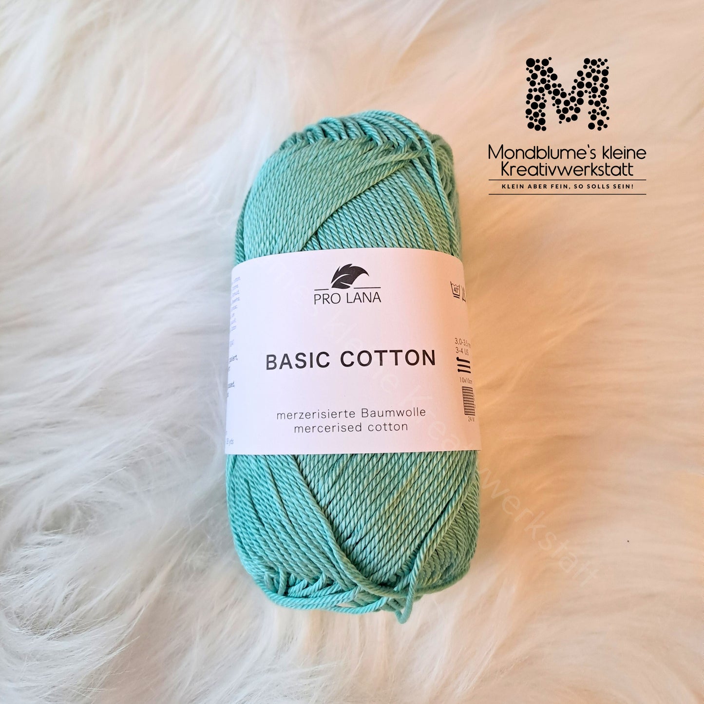 Pro Lana Basic Cotton 50g in 18 Farben | Baumwollgarn geprüft nach DIN EN 71-3