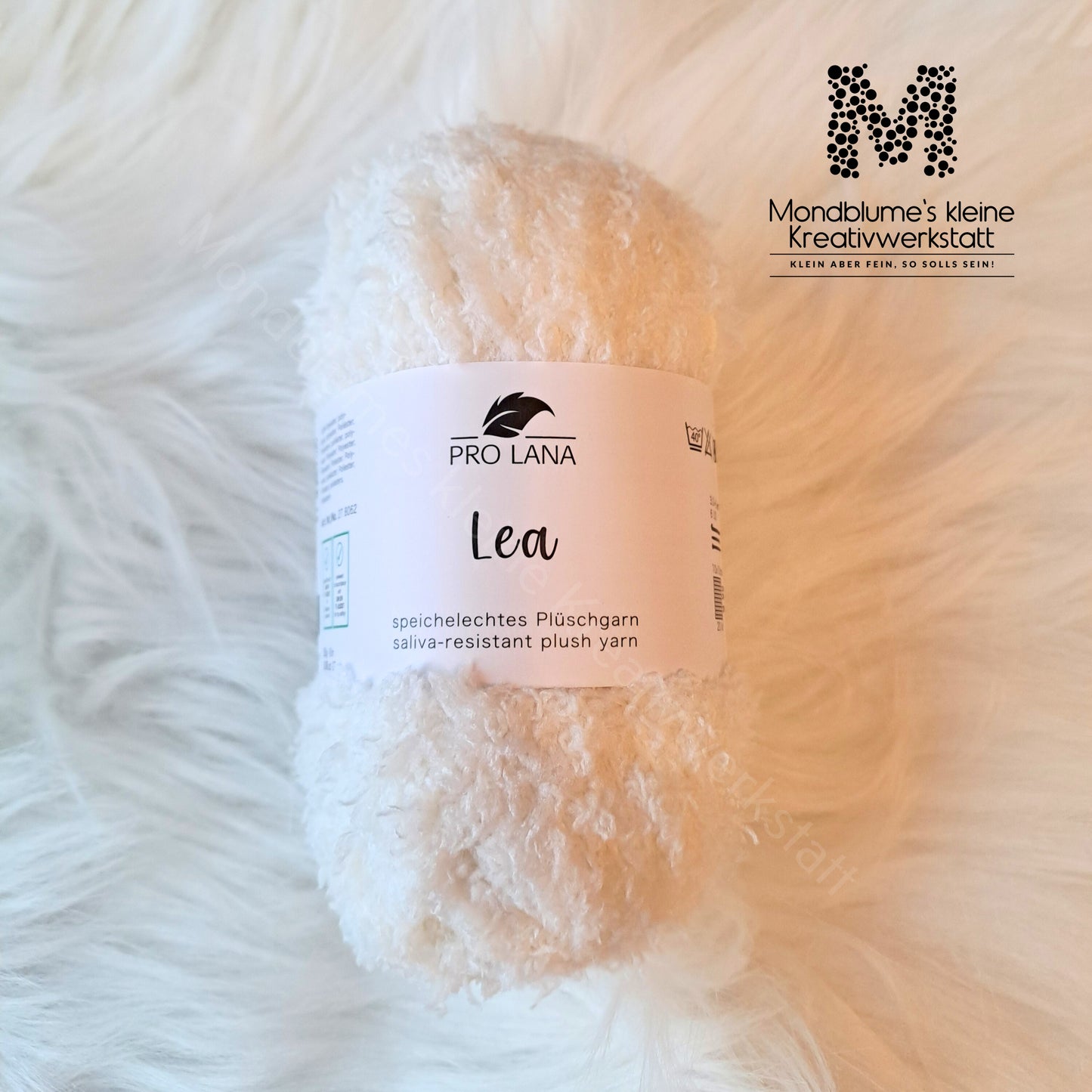 Pro Lana Lea 25g in 18 Farben | Flauschiges Teddygarn geprüft nach DIN EN 71-3
