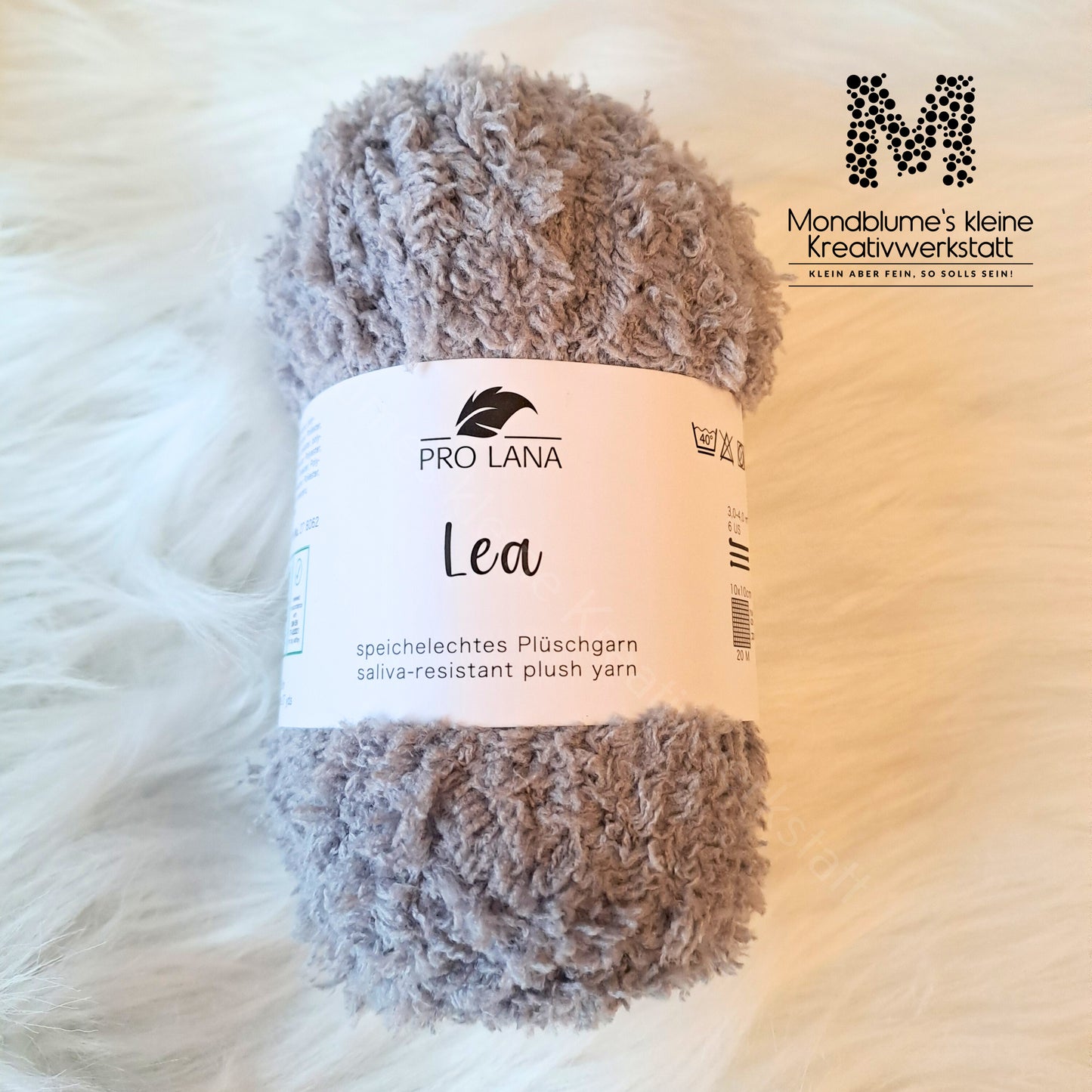 Pro Lana Lea 25g in 18 Farben | Flauschiges Teddygarn geprüft nach DIN EN 71-3