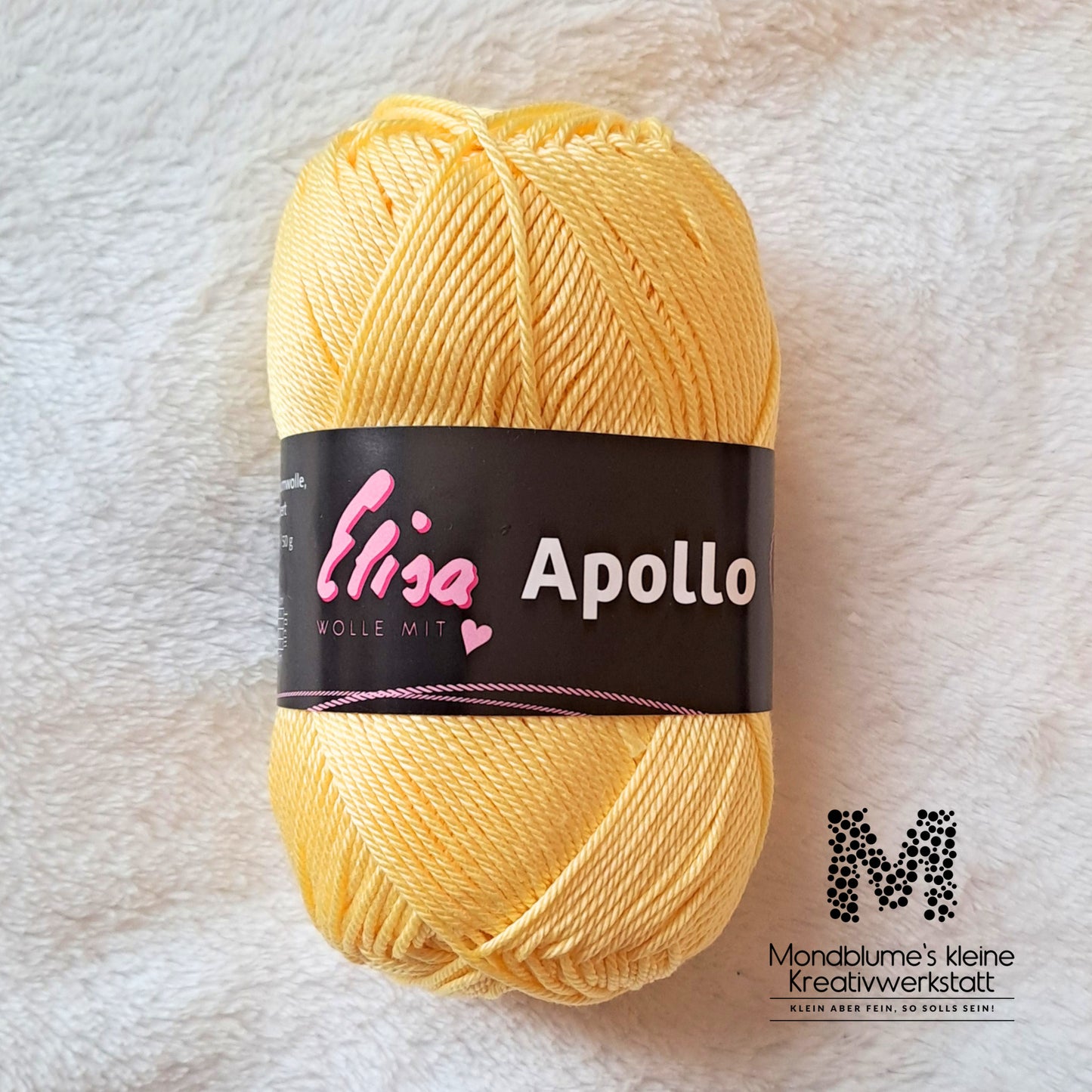 ELISA Apollo Baumwollgarn 50g (26 Farben) – geprüft nach DIN EN 71-3