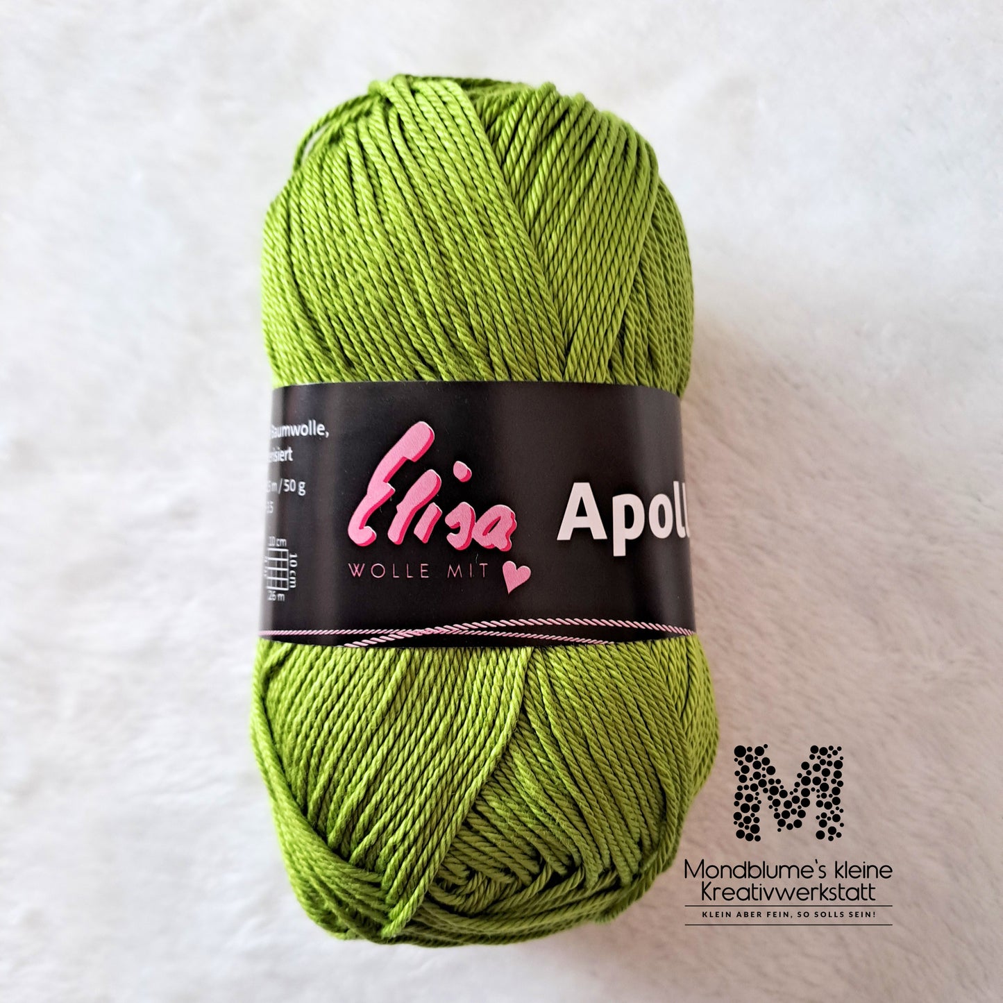 ELISA Apollo Baumwollgarn 50g (26 Farben) – geprüft nach DIN EN 71-3