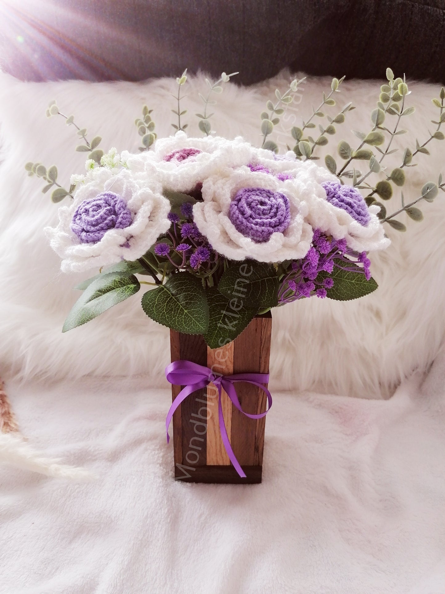 Blumenstrauß, gehäkelt (Ohne Vase)