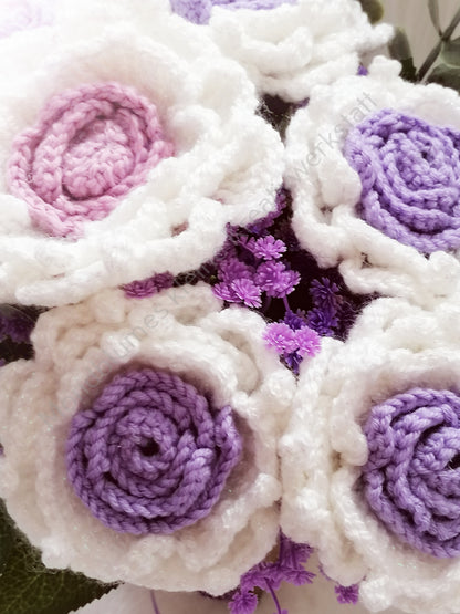 Blumenstrauß, gehäkelt (Ohne Vase)