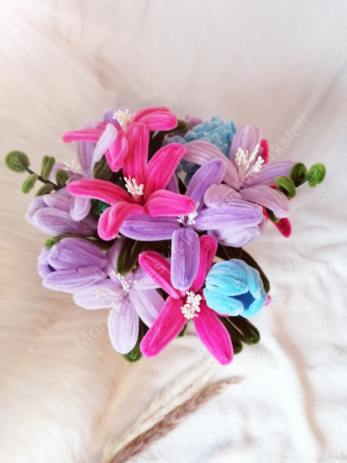 Blumenstrauß/ Pfeifenputzer (Ohne Vase)