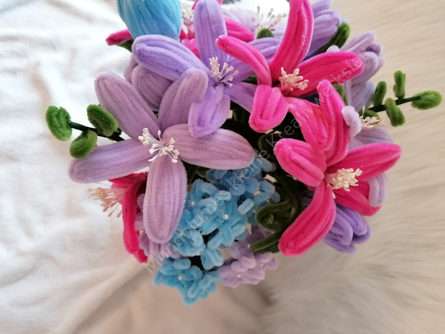 Blumenstrauß/ Pfeifenputzer (Ohne Vase)