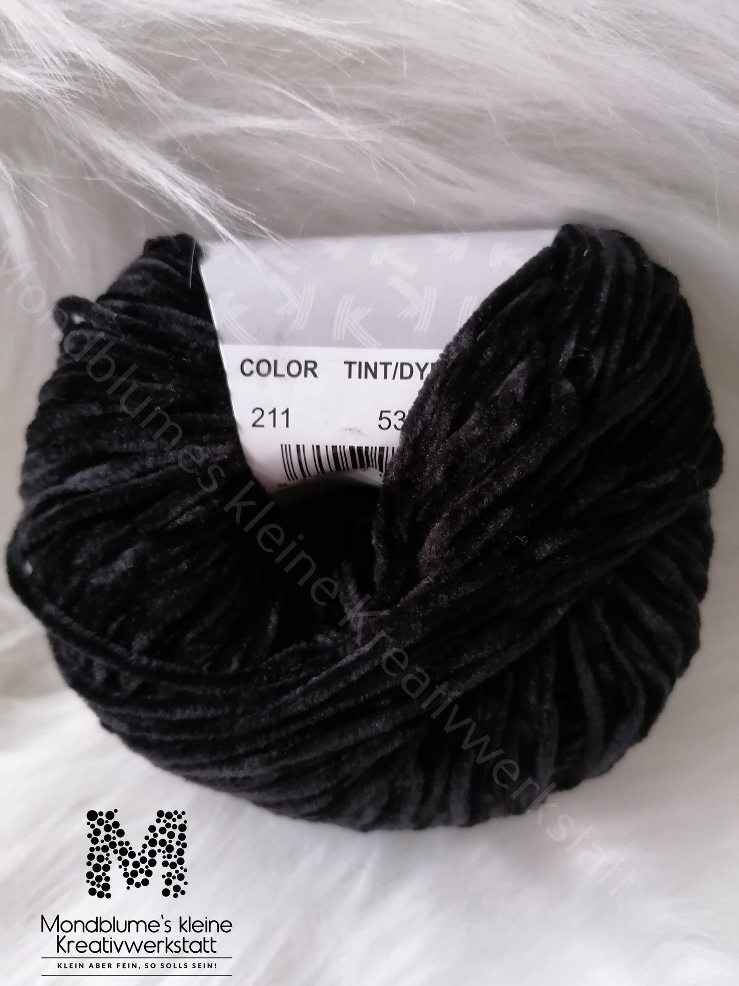 Katia Velvet Fine 211 Schwarz