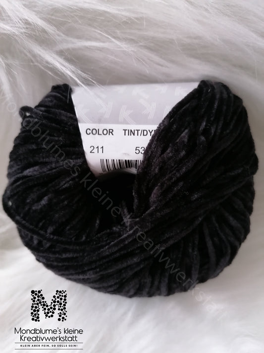 Katia Velvet Fine 211 Schwarz
