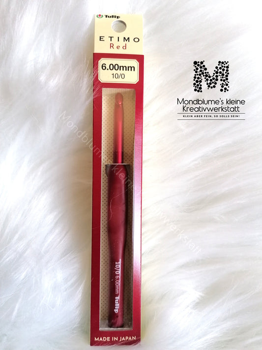Tulip Etimo Red Häkelnadel 6.00mm