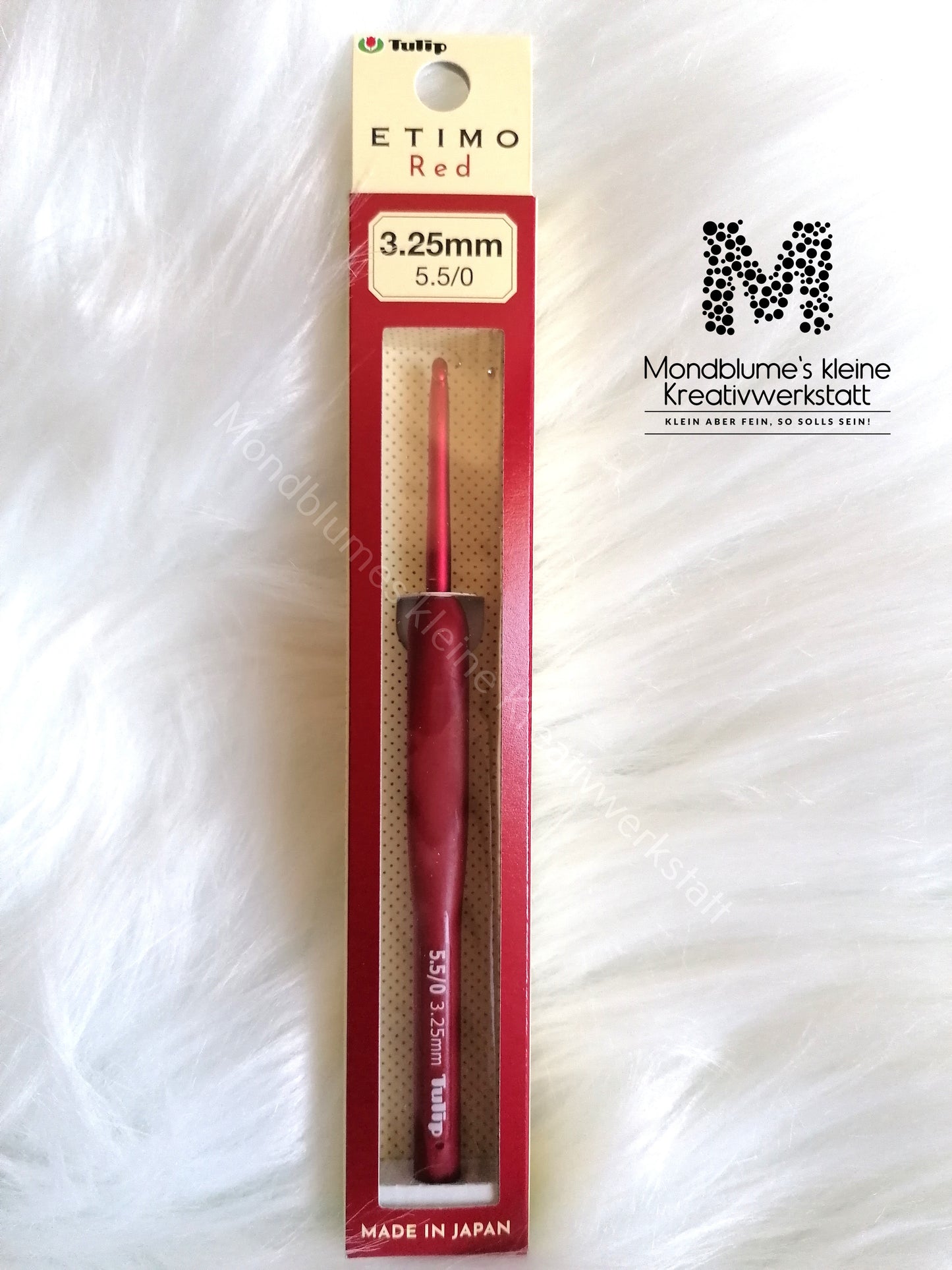 Tulip Etimo Red Häkelnadel 3.25mm