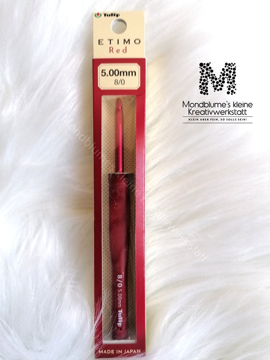 Tulip Etimo Red Häkelnadel 5.00mm