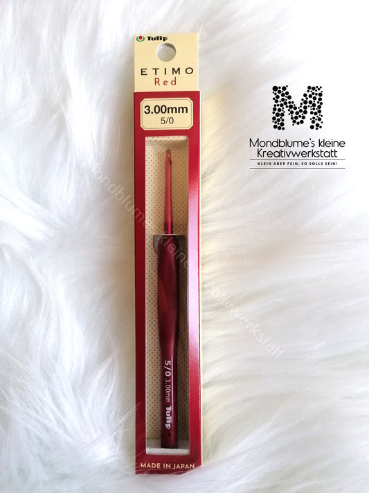 Tulip Etimo Red Häkelnadel 3.00mm