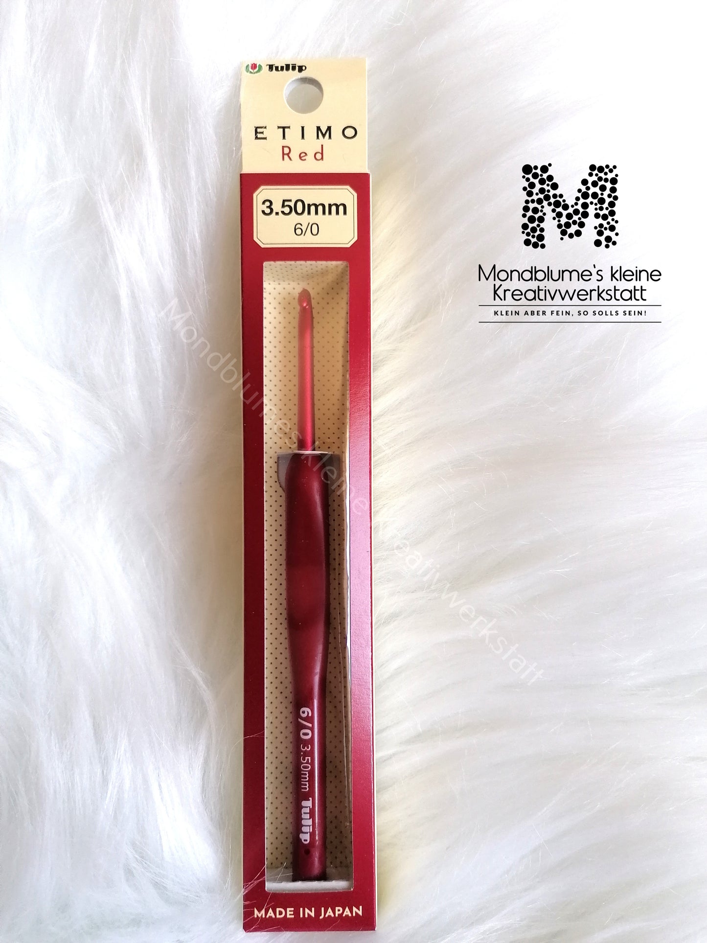 Tulip Etimo Red Häkelnadel 3.50mm