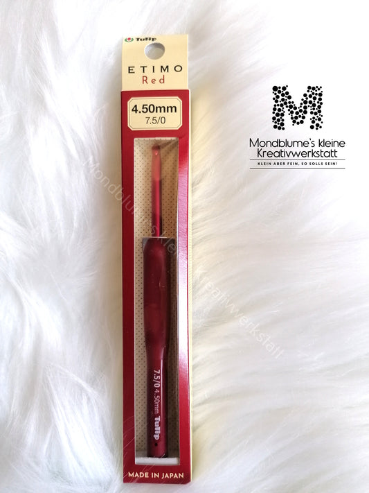 Tulip Etimo Red Häkelnadel 4.50mm