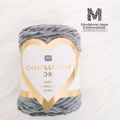 Creative Chenillovely - Chenille-Garn 50g in 9 Farben / 130m - Geprüft nach DIN EN 71-3