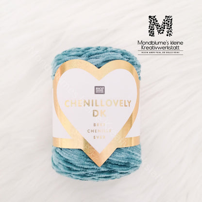 Creative Chenillovely - Chenille-Garn 50g in 9 Farben / 130m - Geprüft nach DIN EN 71-3