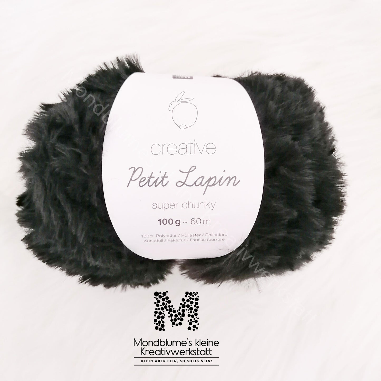 Rico Creative Petit Lapin 100g in 4 Farben | Fellwolle geprüft nach DIN EN 71-3