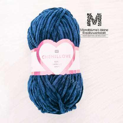 Rico Creative Chenillove 100g in 28 Farben | Geprüfte Chenille-Wolle nach DIN EN 71-3