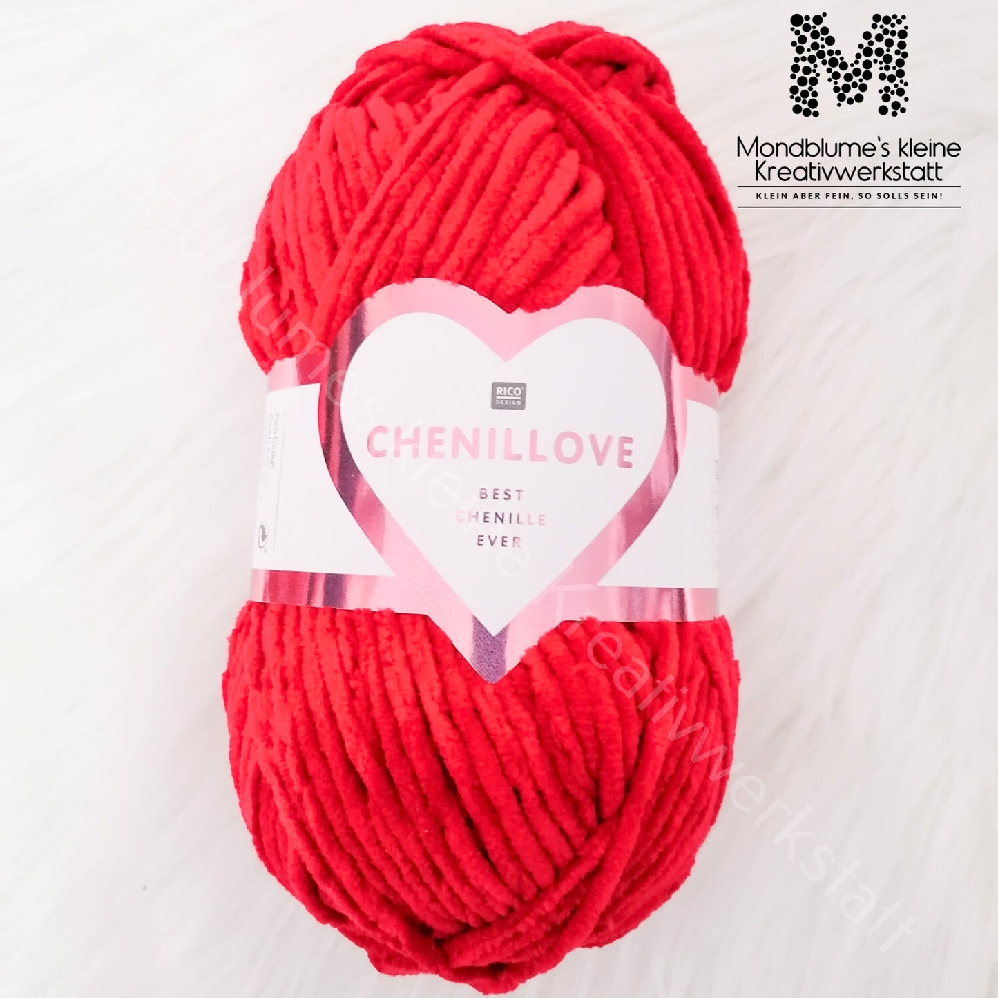 Rico Creative Chenillove 100g in 28 Farben | Geprüfte Chenille-Wolle nach DIN EN 71-3