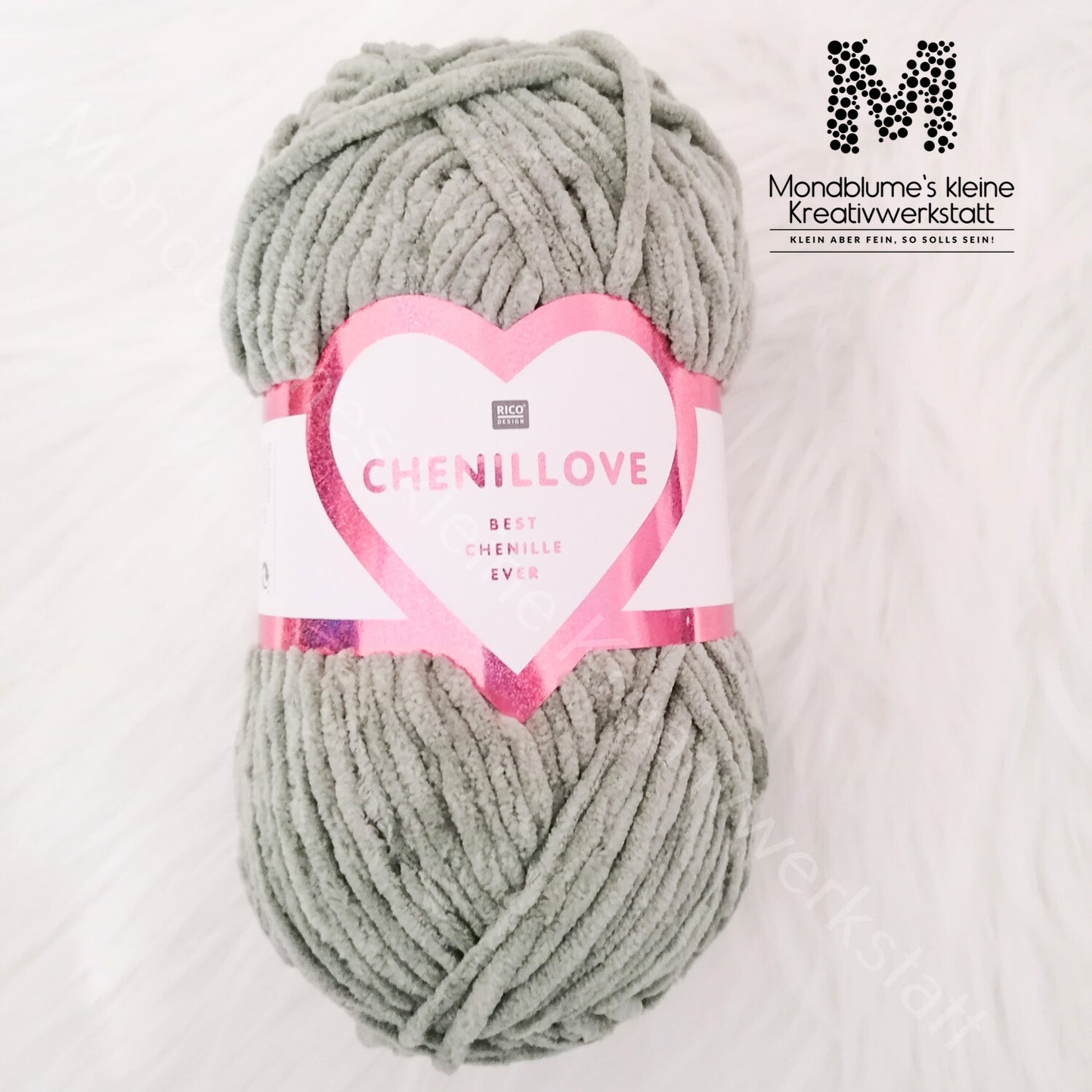 Rico Creative Chenillove 100g in 28 Farben | Geprüfte Chenille-Wolle nach DIN EN 71-3