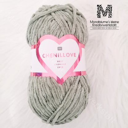 Rico Creative Chenillove 100g in 28 Farben | Geprüfte Chenille-Wolle nach DIN EN 71-3
