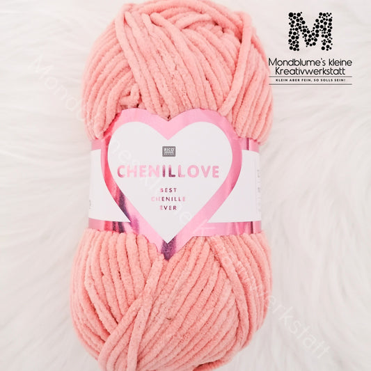 Rico Creative Chenillove 100g in 28 Farben | Geprüfte Chenille-Wolle nach DIN EN 71-3
