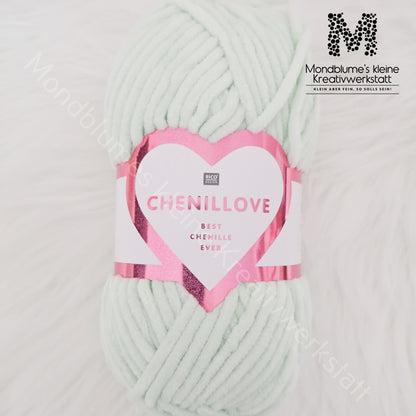 Rico Creative Chenillove 100g in 28 Farben | Geprüfte Chenille-Wolle nach DIN EN 71-3