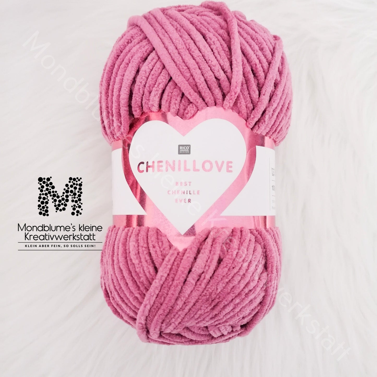 Rico Creative Chenillove 100g in 28 Farben | Geprüfte Chenille-Wolle nach DIN EN 71-3