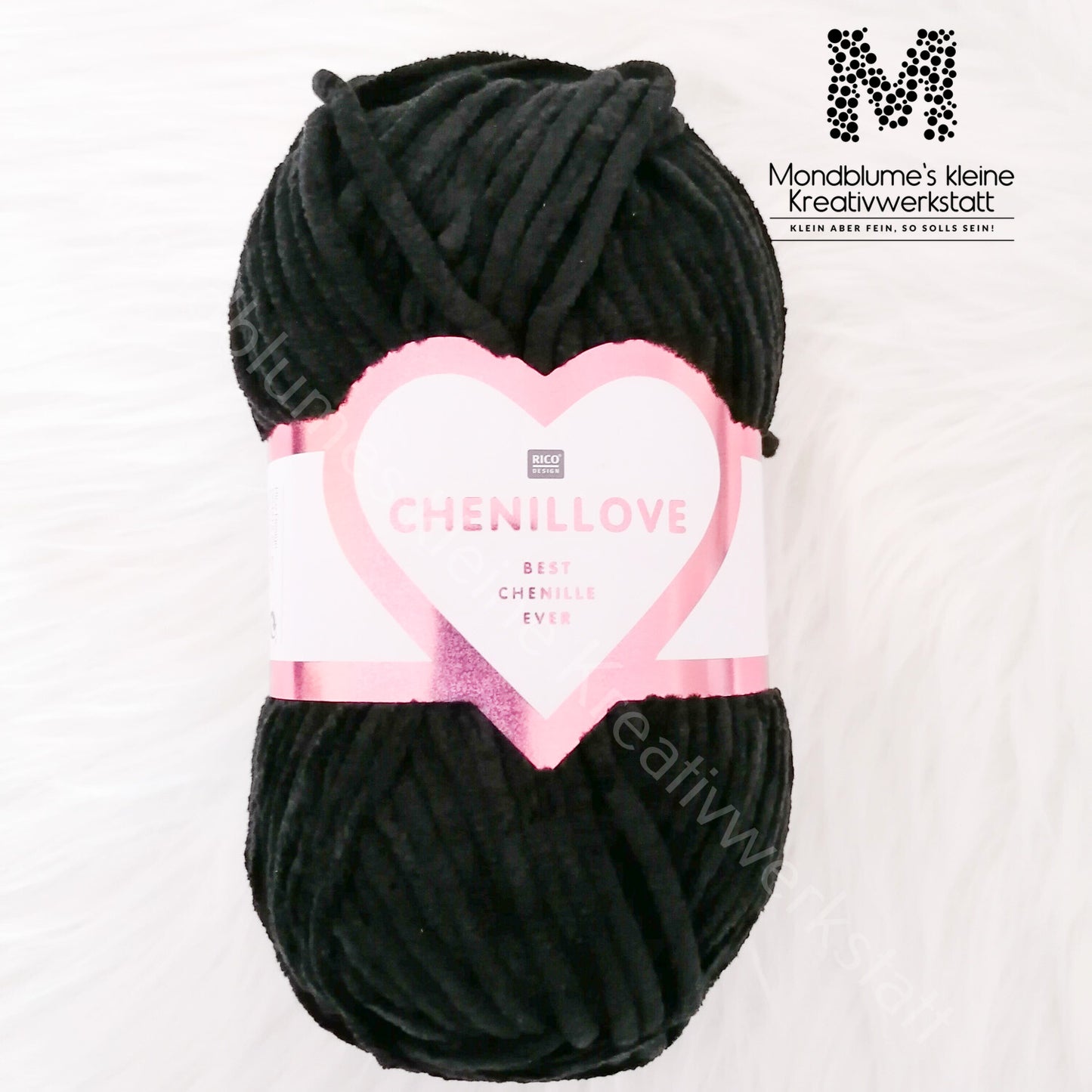 Rico Creative Chenillove 100g in 28 Farben | Geprüfte Chenille-Wolle nach DIN EN 71-3