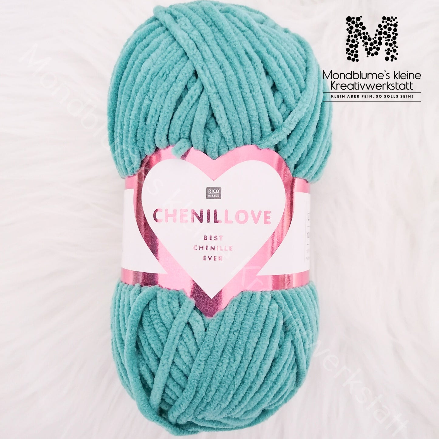 Rico Creative Chenillove 100g in 28 Farben | Geprüfte Chenille-Wolle nach DIN EN 71-3