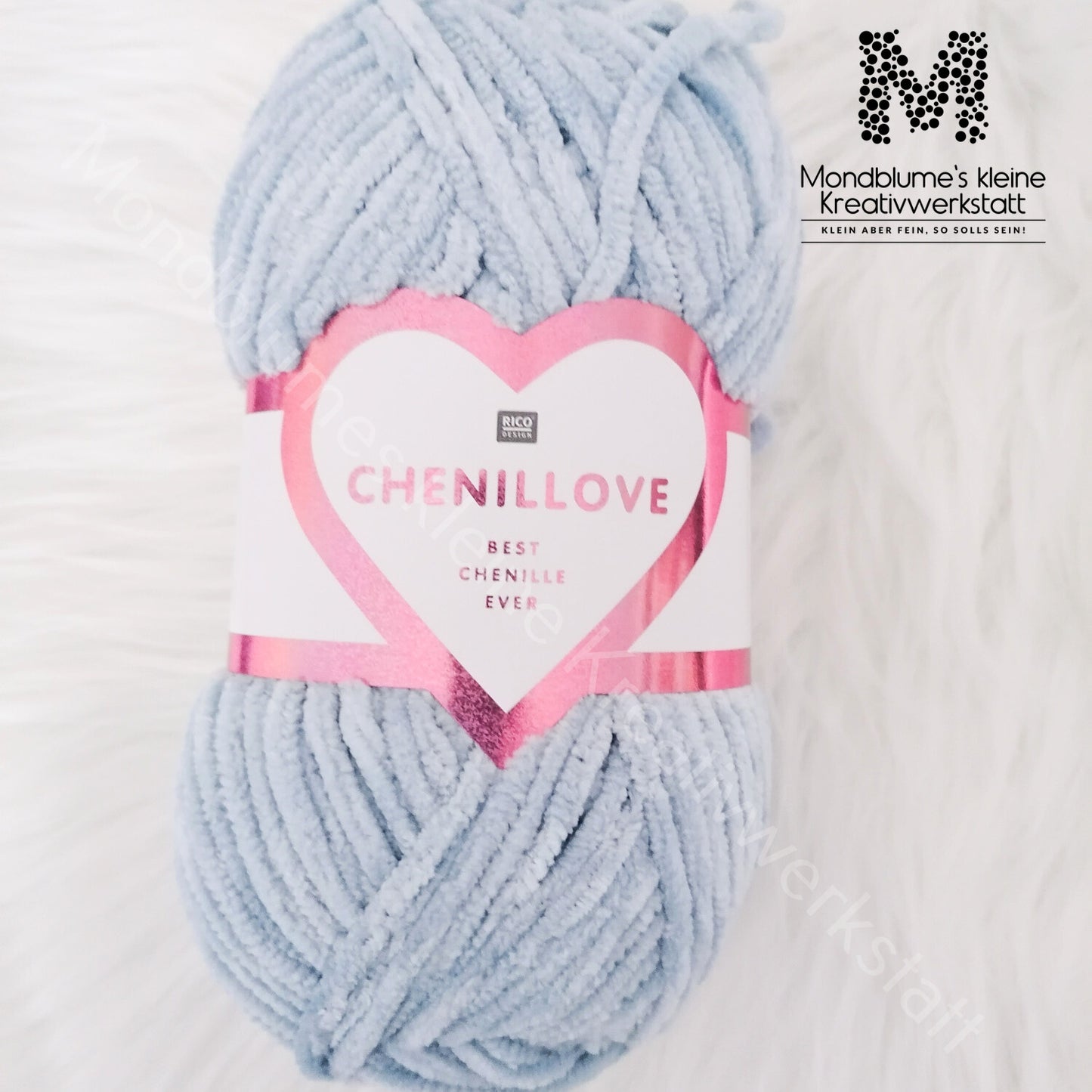 Rico Creative Chenillove 100g in 28 Farben | Geprüfte Chenille-Wolle nach DIN EN 71-3