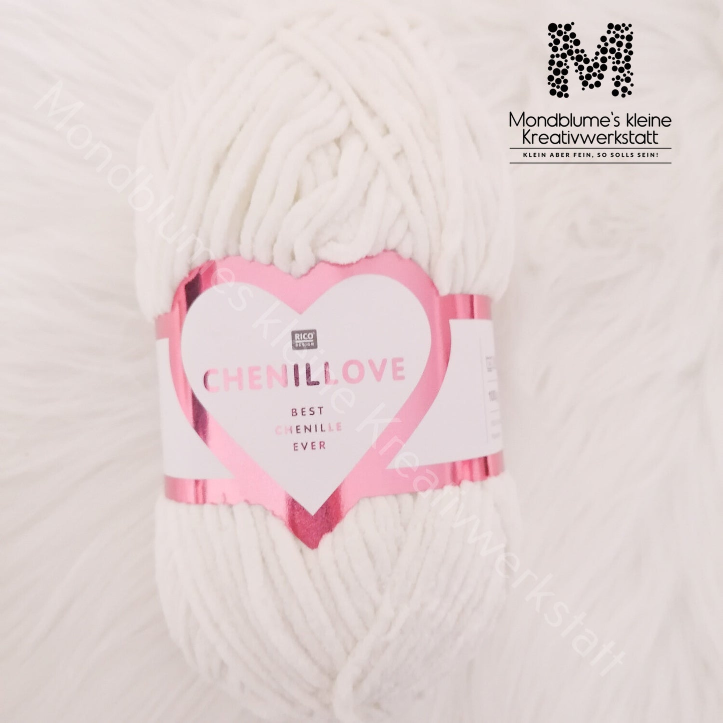 Rico Creative Chenillove 100g in 28 Farben | Geprüfte Chenille-Wolle nach DIN EN 71-3