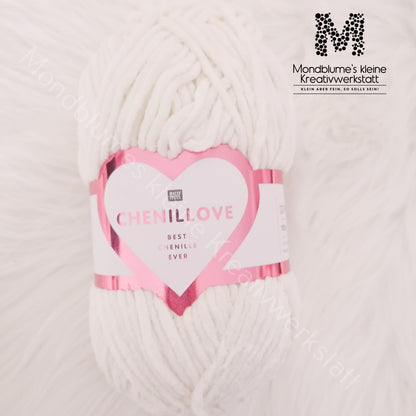 Rico Creative Chenillove 100g in 28 Farben | Geprüfte Chenille-Wolle nach DIN EN 71-3