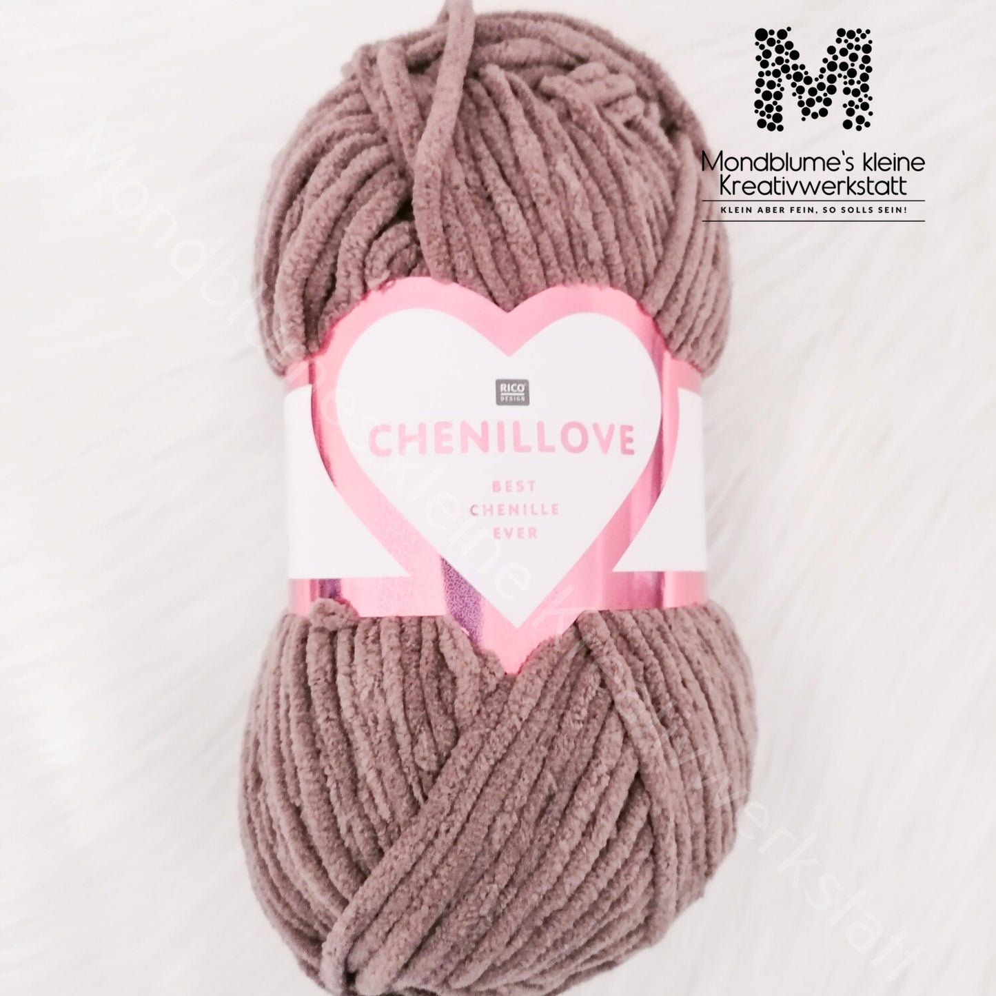 Rico Creative Chenillove 100g in 28 Farben | Geprüfte Chenille-Wolle nach DIN EN 71-3