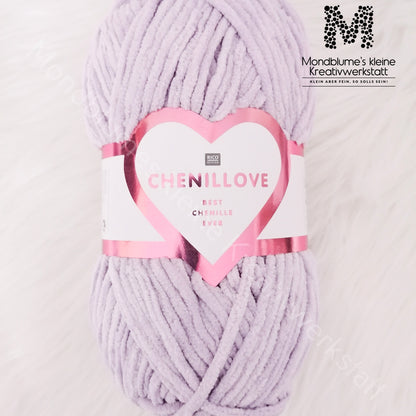 Rico Creative Chenillove 100g in 28 Farben | Geprüfte Chenille-Wolle nach DIN EN 71-3