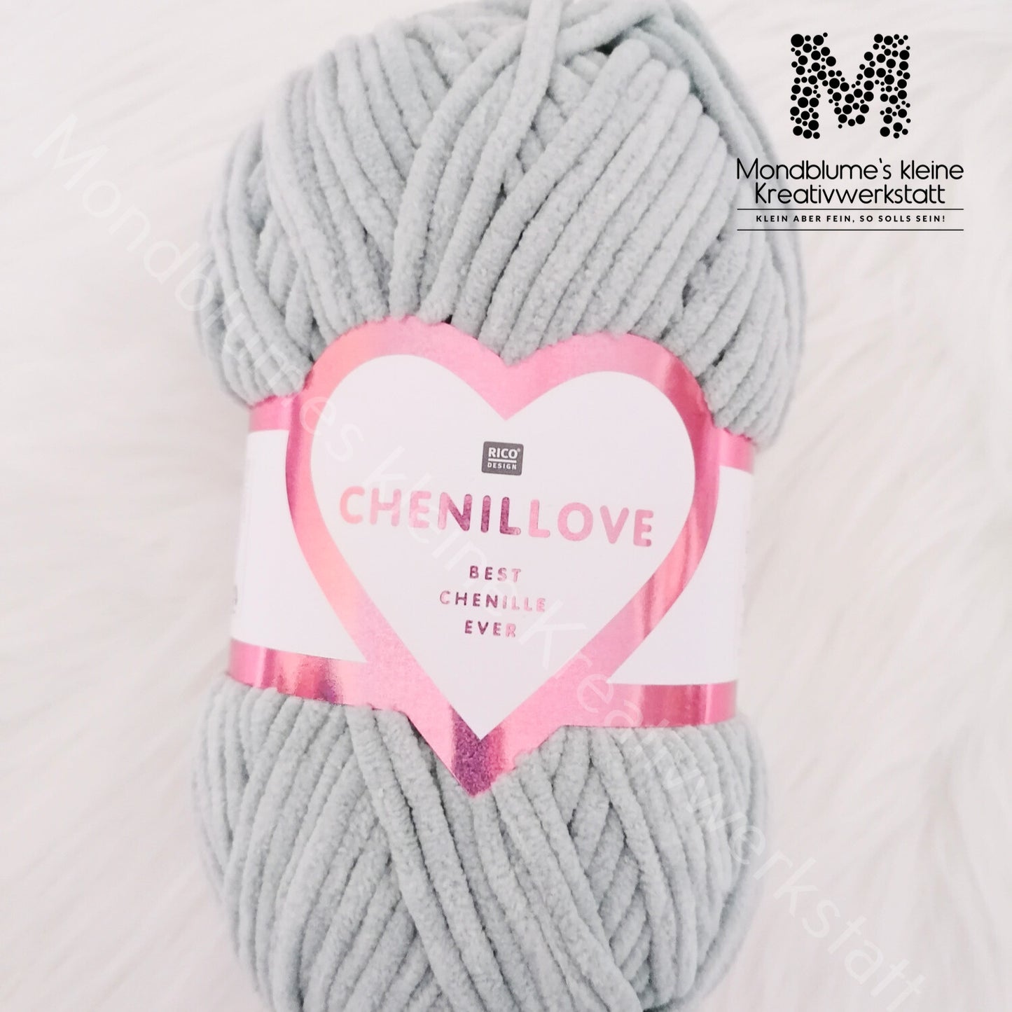Rico Creative Chenillove 100g in 28 Farben | Geprüfte Chenille-Wolle nach DIN EN 71-3