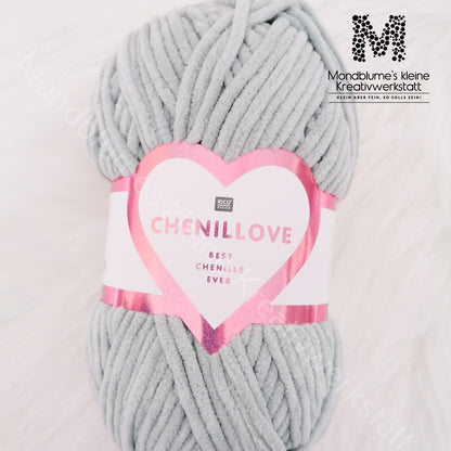 Rico Creative Chenillove 100g in 28 Farben | Geprüfte Chenille-Wolle nach DIN EN 71-3