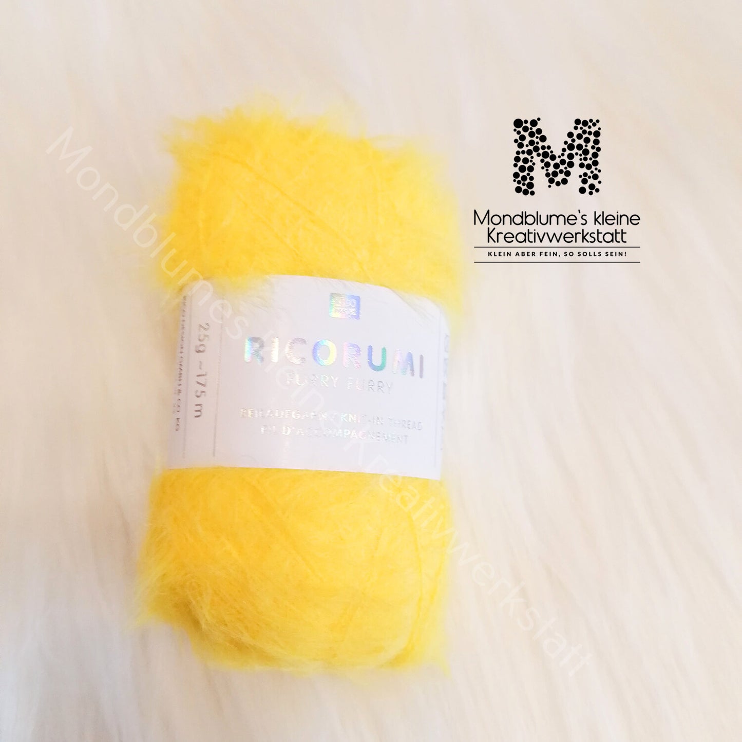 Ricorumi Furry Furry 25g in 10 Farben | Fellgarn geprüft nach DIN EN 71-3