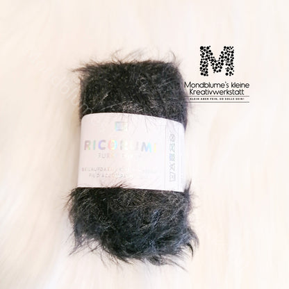 Ricorumi Furry Furry 25g in 10 Farben | Fellgarn geprüft nach DIN EN 71-3
